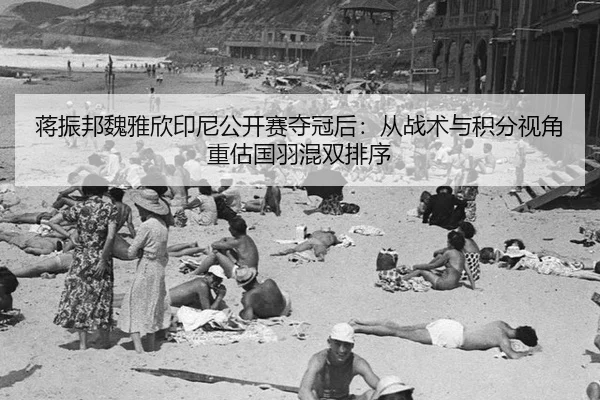 蒋振邦魏雅欣印尼公开赛夺冠后：从战术与积分视角重估国羽混双排序